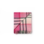 Ruanui Station Lambswool Throw - Pukehapua Pink Check gallery detail image