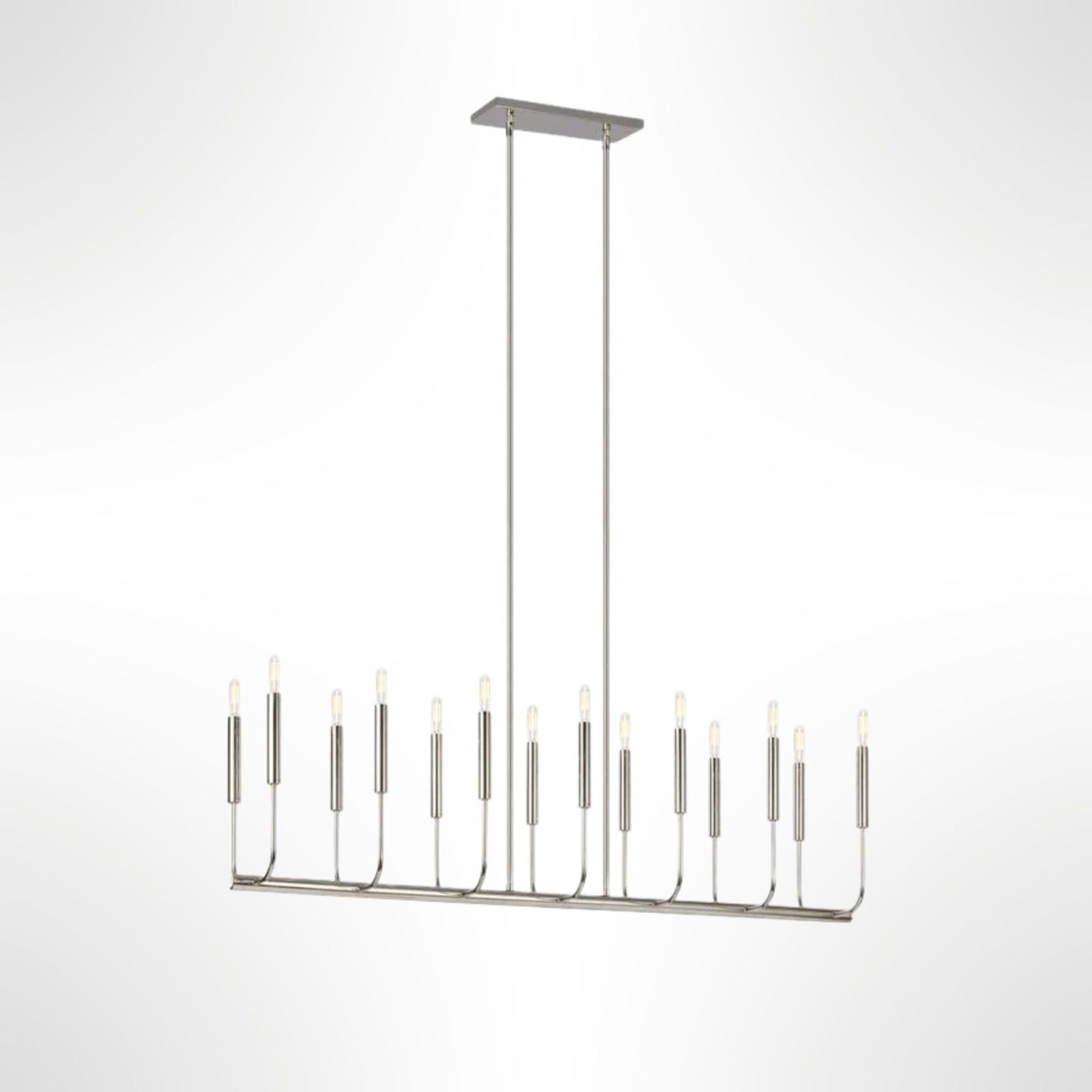 Brianna 14 Light Linear Chandelier by Ellen DeGeneres gallery detail image