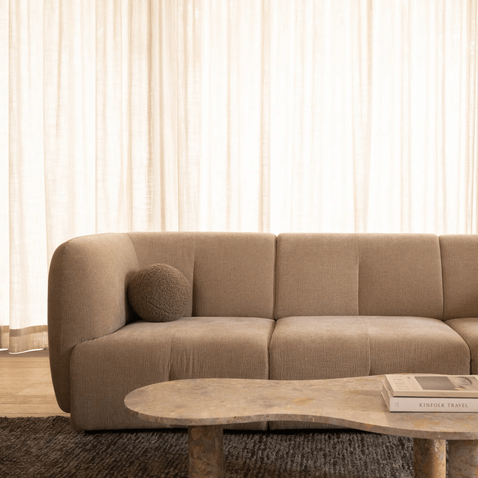 Plum Corner Sofa gallery detail image