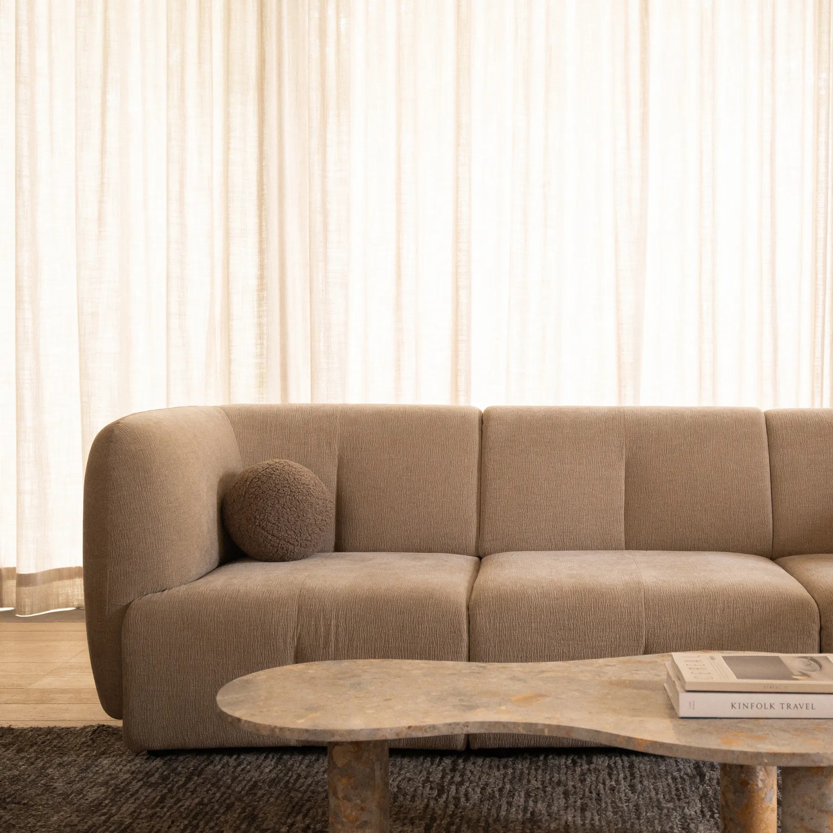 Plum LHF Chaise Sofa gallery detail image