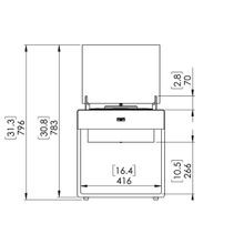 Ecosmart Ethanol Pop 8L Designer Fireplace gallery detail image