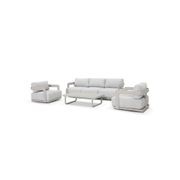 Talbot 4pc Aluminium Outdoor Lounge Setting gallery detail image
