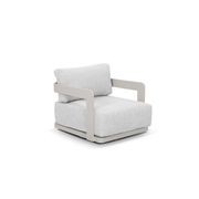 Talbot Swivel Chair 3pc Aluminium Outdoor Set gallery detail image