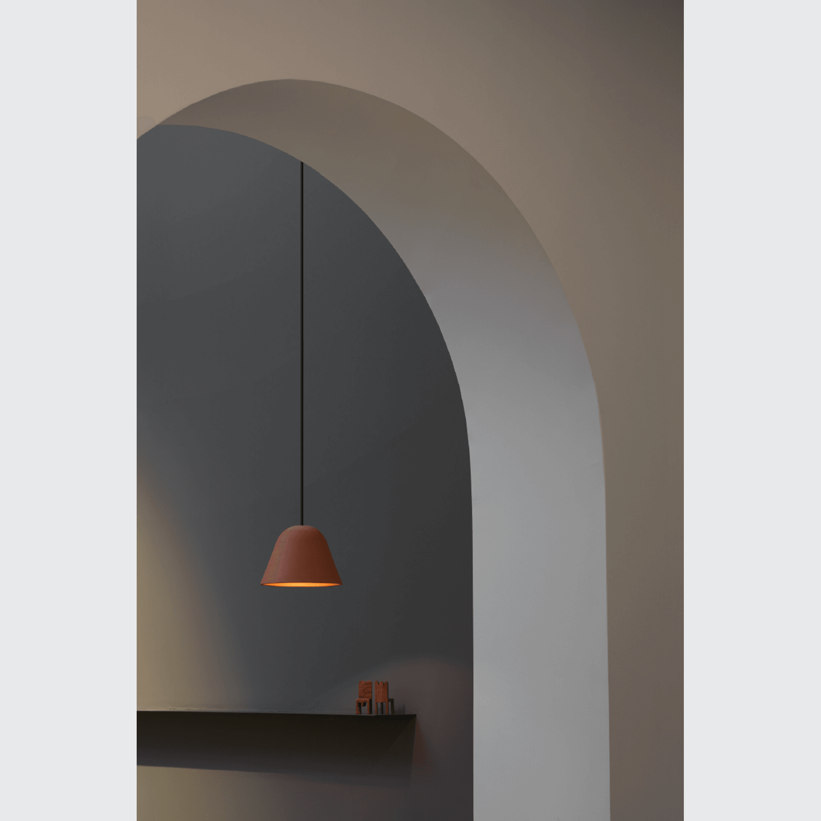 Okina Single Clay Pendant gallery detail image