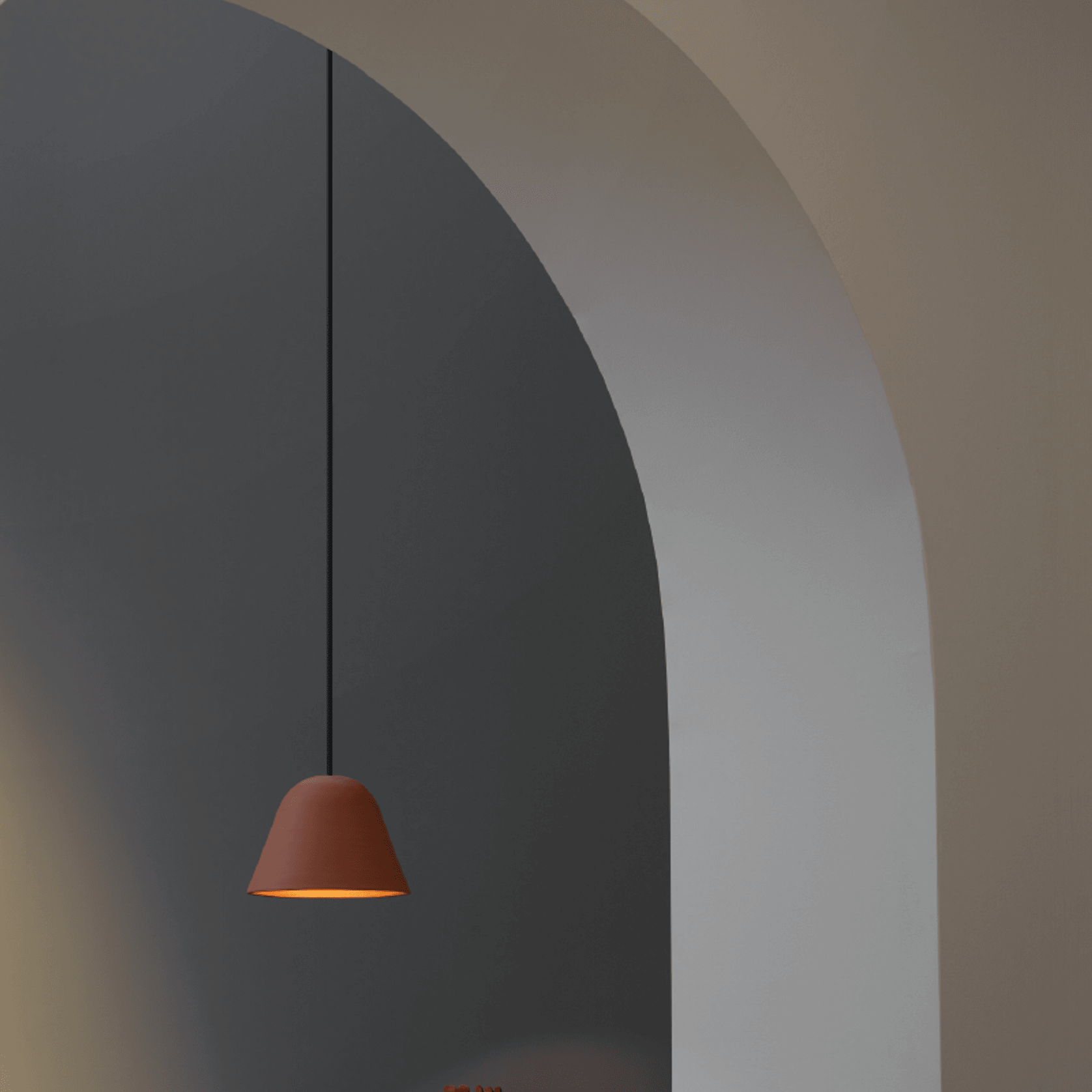 Okina Single Clay Pendant gallery detail image