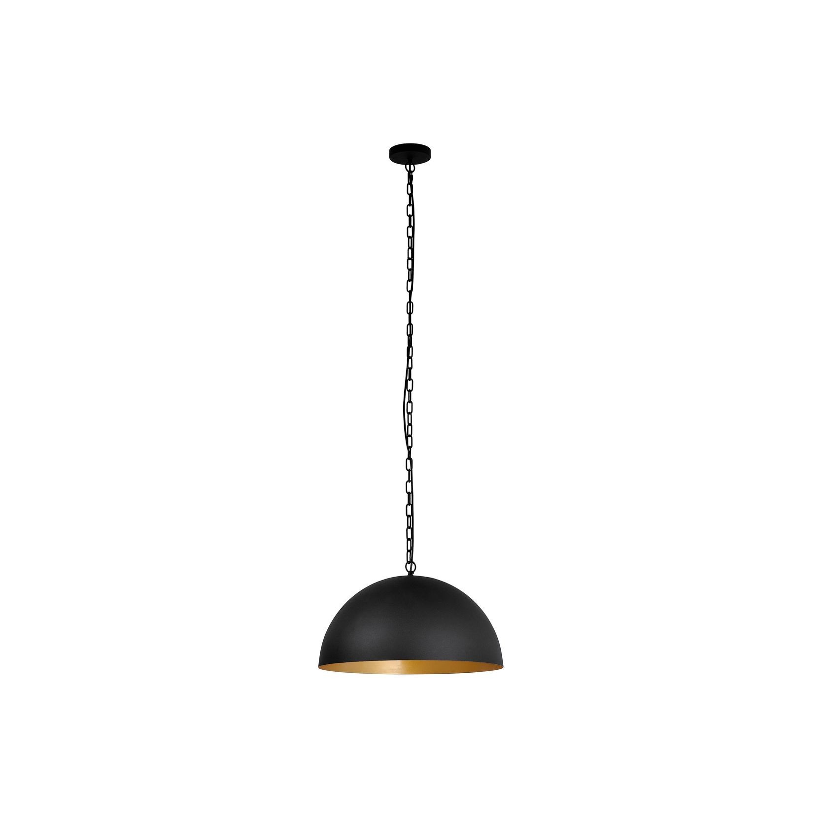 Presley | Dome Pendant Light - Black gallery detail image