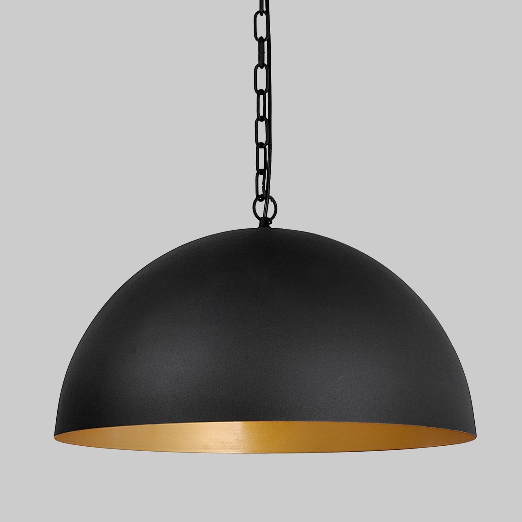 Presley | Dome Pendant Light - Black gallery detail image