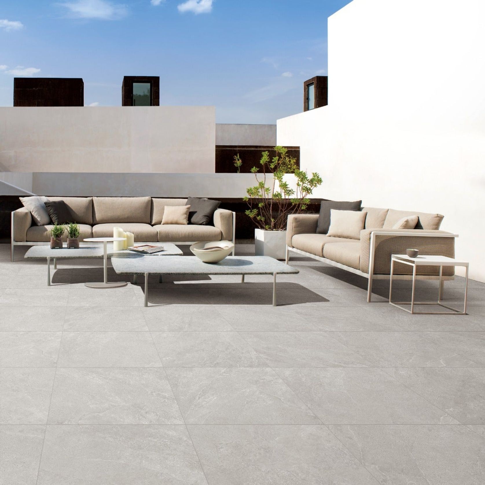 Primal Floor Tiles | 600x600x9.5 | Light Grey gallery detail image