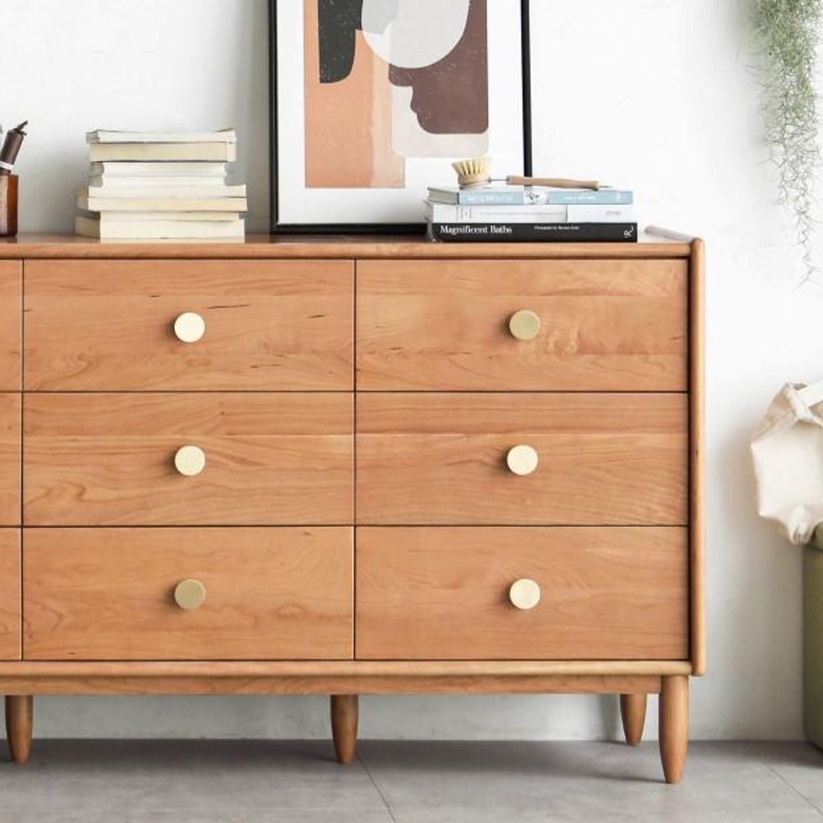 Prunus Solid Cherry Large Chest of Drawers gallery detail image