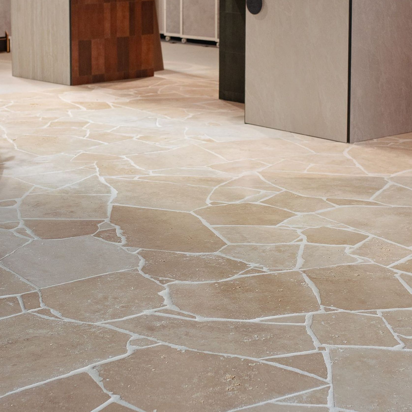 Sparta Crazy Pave Travertine | Stone gallery detail image