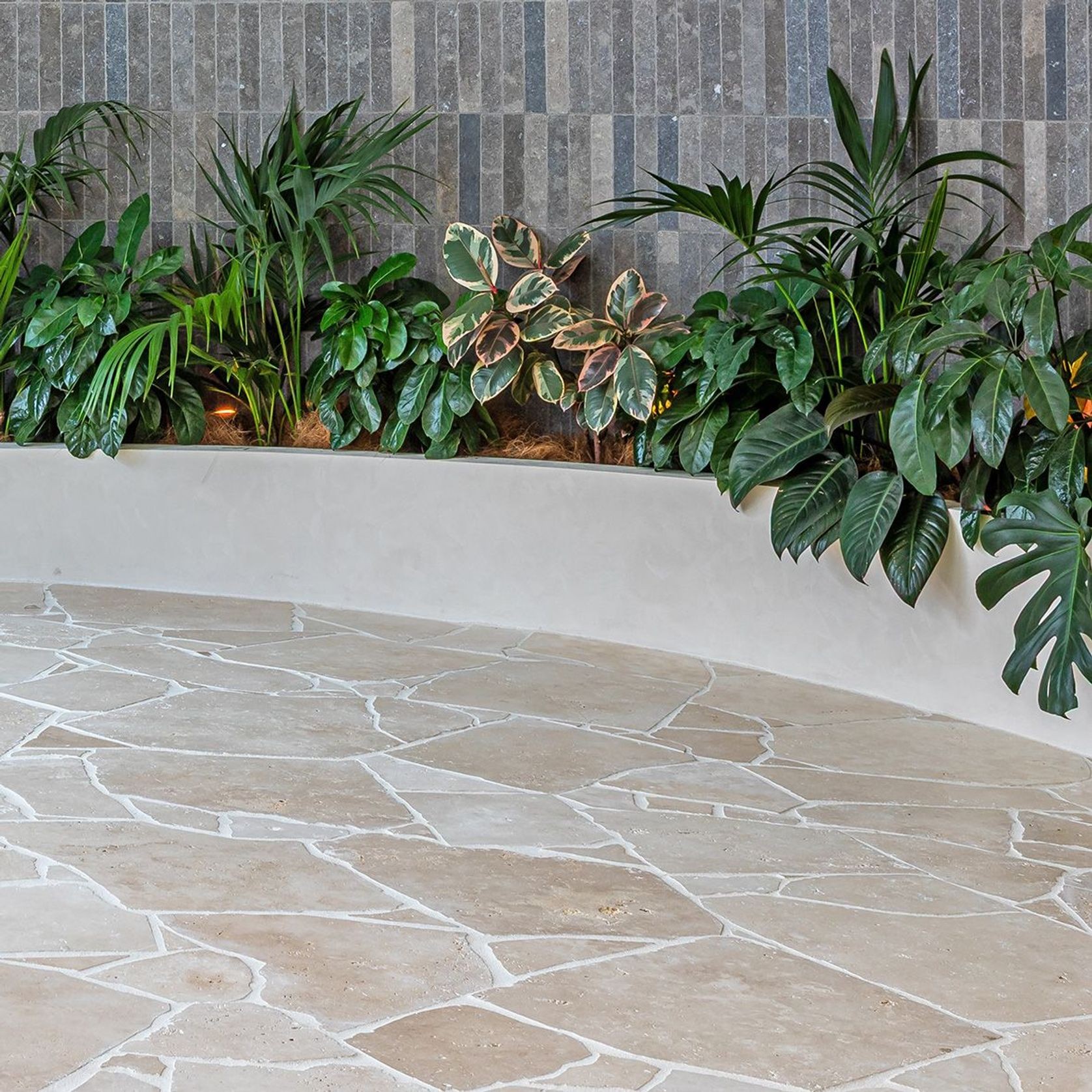 Sparta Crazy Pave Travertine | Stone gallery detail image