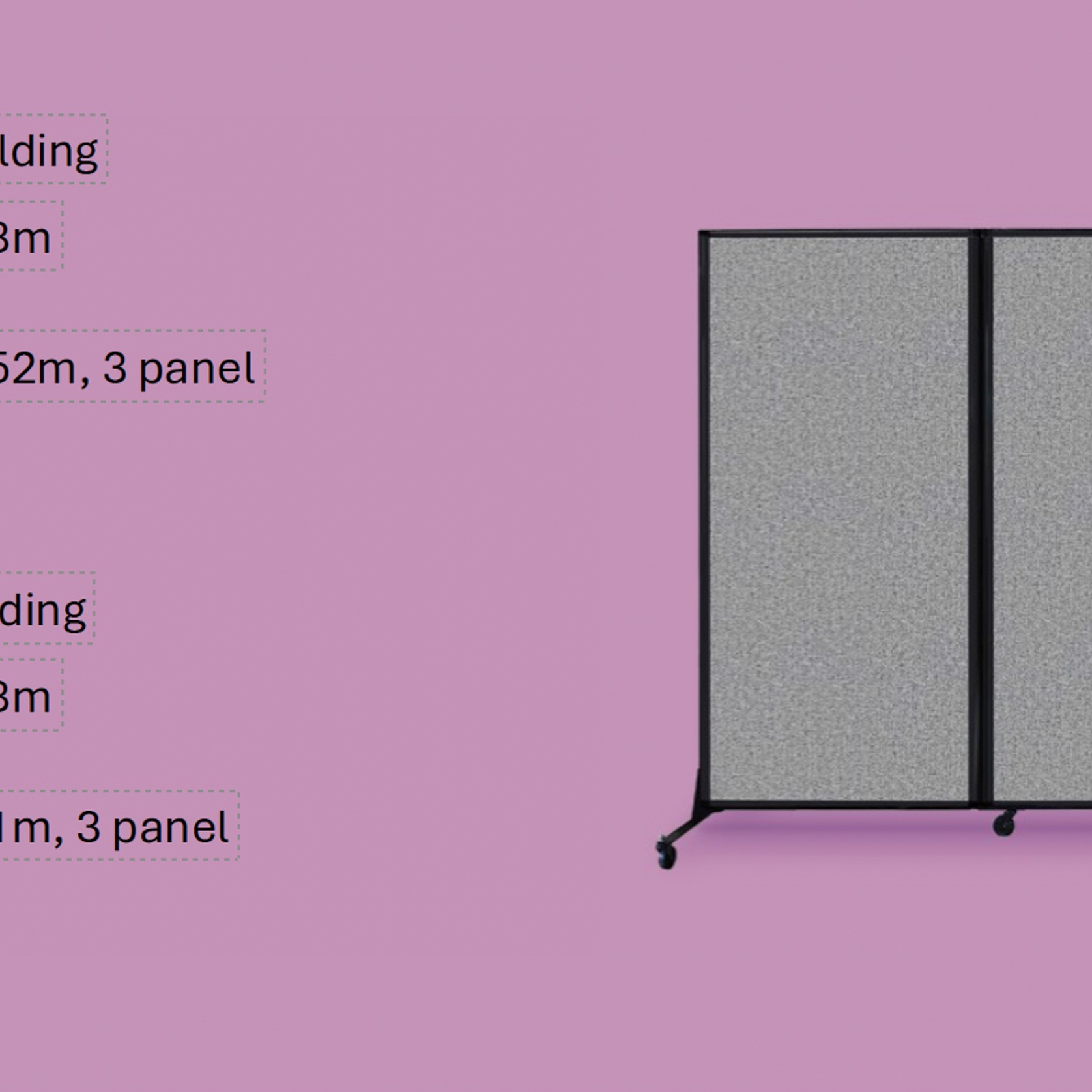 QuickWall Folding Portable Partitions gallery detail image