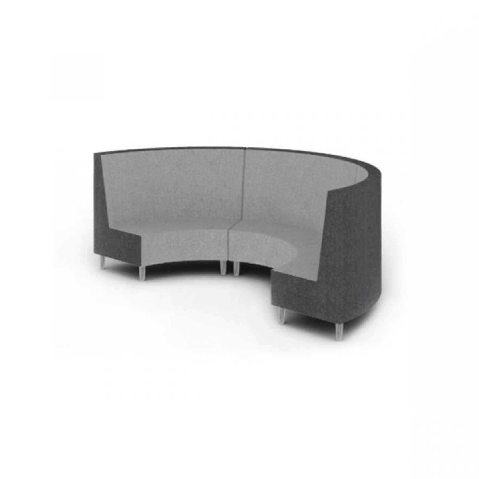 Quiet Round Modular High Back Sofa gallery detail image