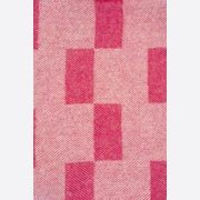 Ruanui Station Lambswool Throw - Rakatunga Raspberry gallery detail image
