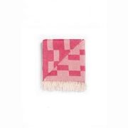 Ruanui Station Lambswool Throw - Rakatunga Raspberry gallery detail image