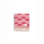 Ruanui Station Lambswool Throw - Rakatunga Raspberry gallery detail image