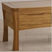 Renwick Rustic Solid Oak 4 Drawer Storage Coffee Table gallery detail image