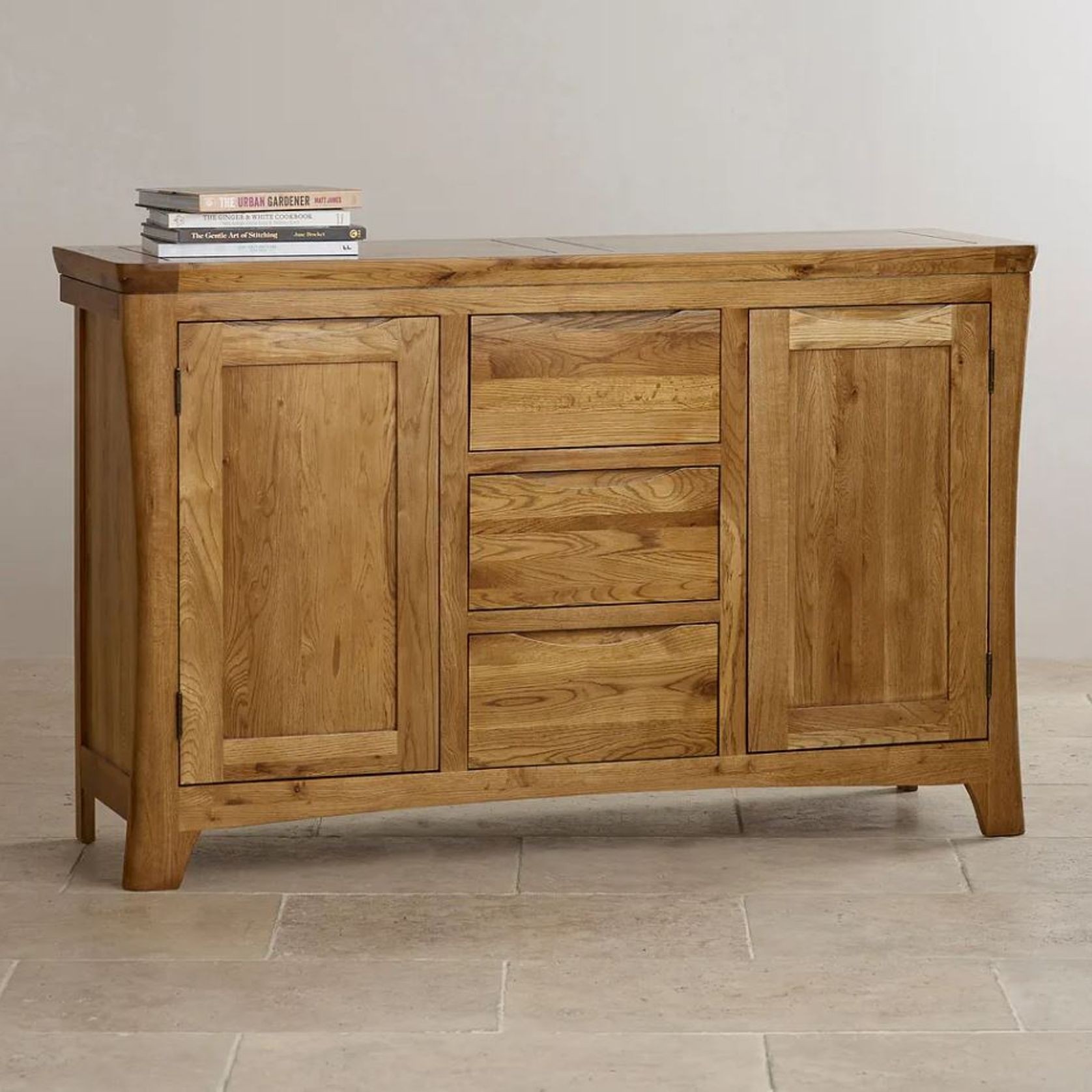 Renwick Rustic Solid Oak Large Sideboard gallery detail image