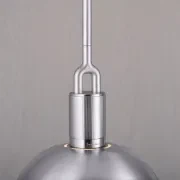 Forked Shade and Globe Pendant gallery detail image