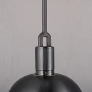 Forked Shade and Globe Pendant gallery detail image
