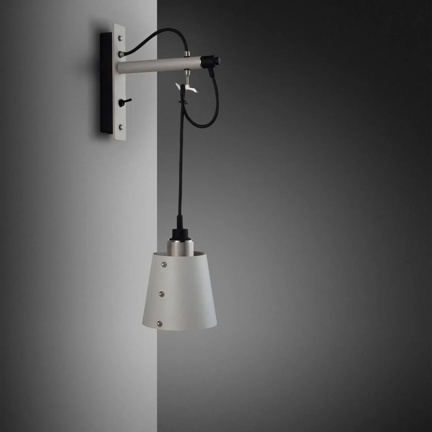 Hooked Wall Light with Shade gallery detail image