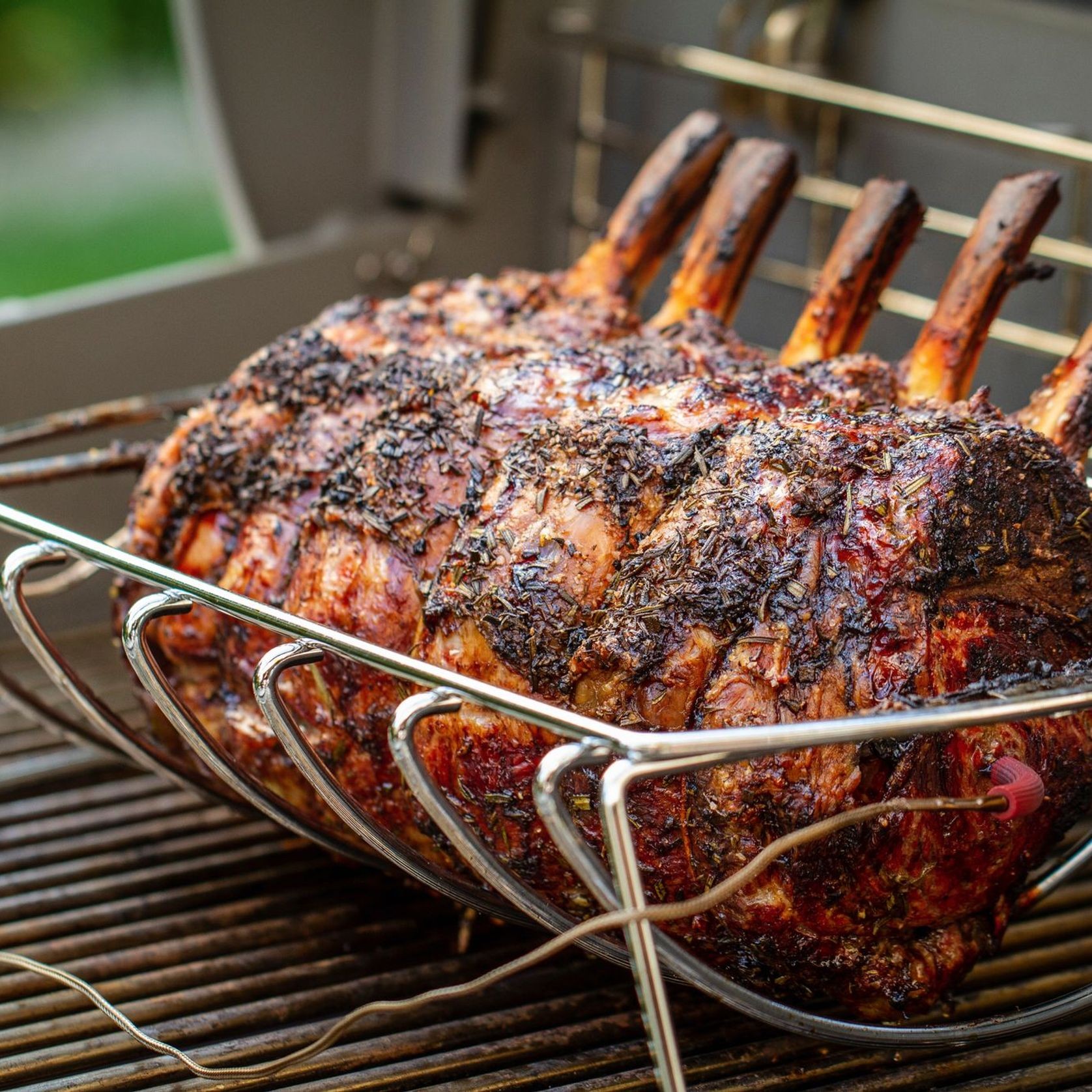 Weber Reversible Rib and Roast Holder gallery detail image