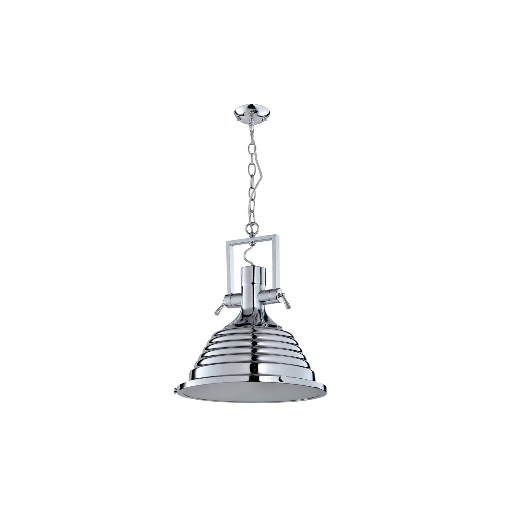 Ribbed Industrial Pendant gallery detail image