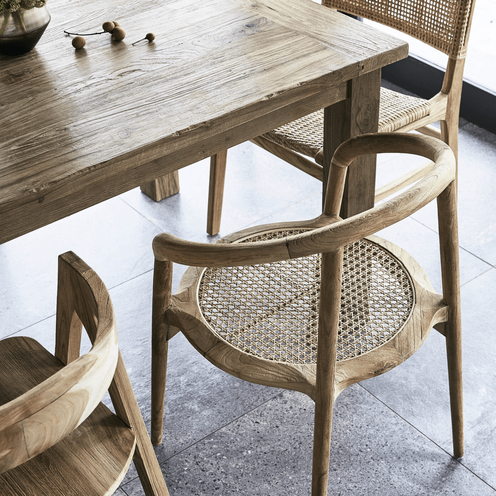 Ridha Teak Dining Table gallery detail image