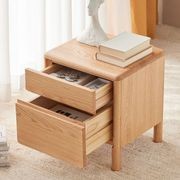 Riga Natural Solid Oak Bedside Table gallery detail image