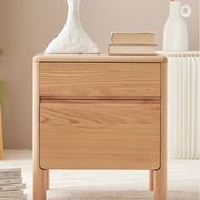 Riga Natural Solid Oak Bedside Table gallery detail image