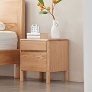 Riga Natural Solid Oak Bedside Table gallery detail image