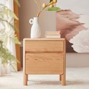 Riga Natural Solid Oak Bedside Table gallery detail image