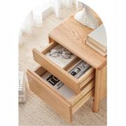 Riga Natural Solid Oak Bedside Table gallery detail image