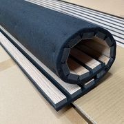 WOODFLEX Flexible Acoustic Wood Slat Wall Panel, Oak Veneer - 2400mm x 600mm gallery detail image