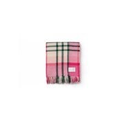 Ruanui Station Lambswool Throw - Pukehapua Pink Check gallery detail image
