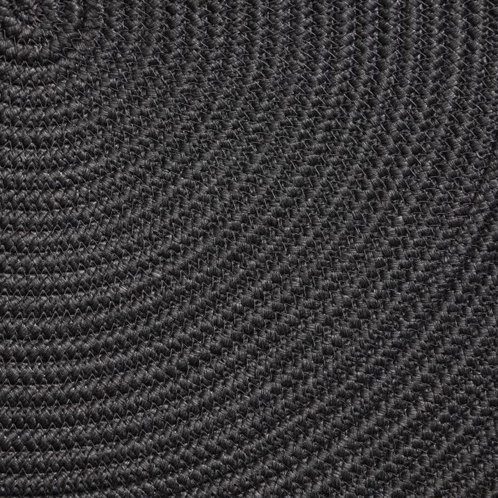 Round Outdoor Rug - Dark Grey gallery detail image
