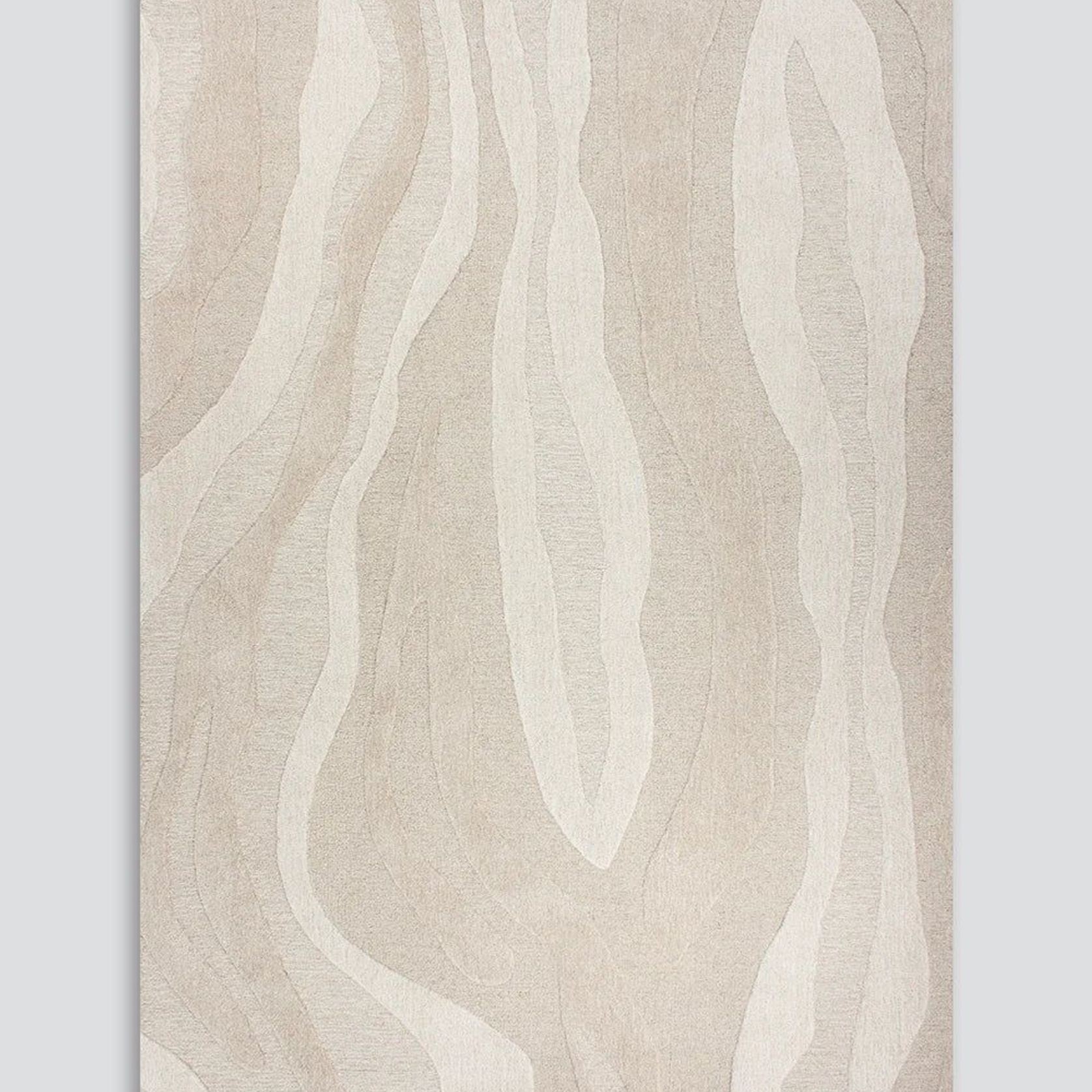 Baya Shoreline 100% Wool Rug - Sand gallery detail image