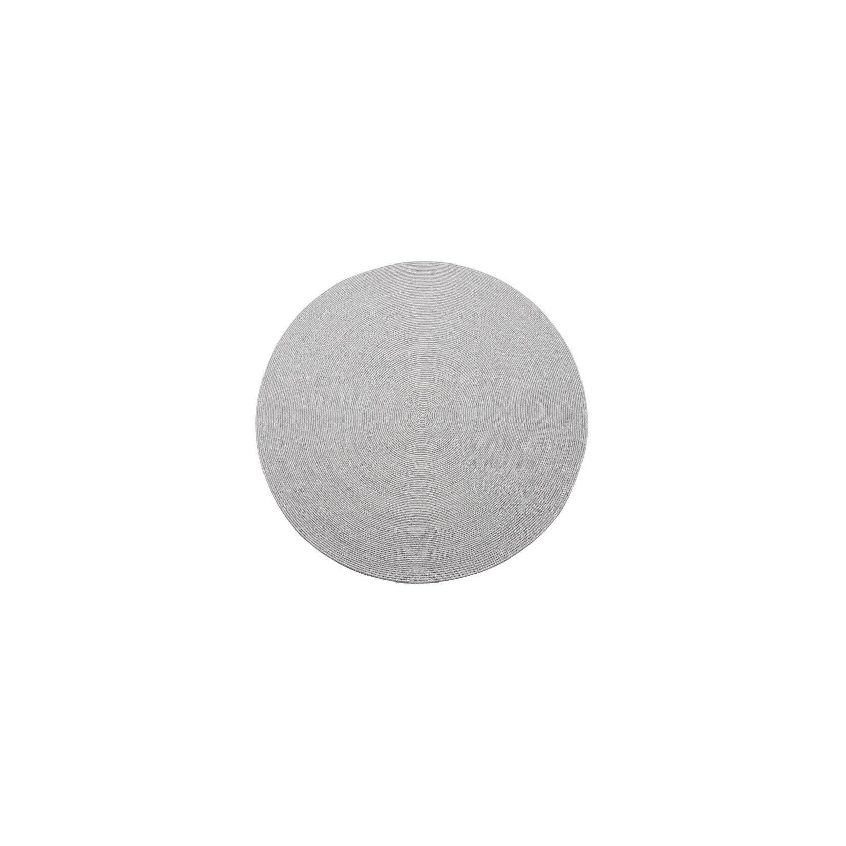 Round Outdoor Rug - Light Grey gallery detail image