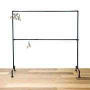 Pipe Clothing Rail With Feet gallery detail image