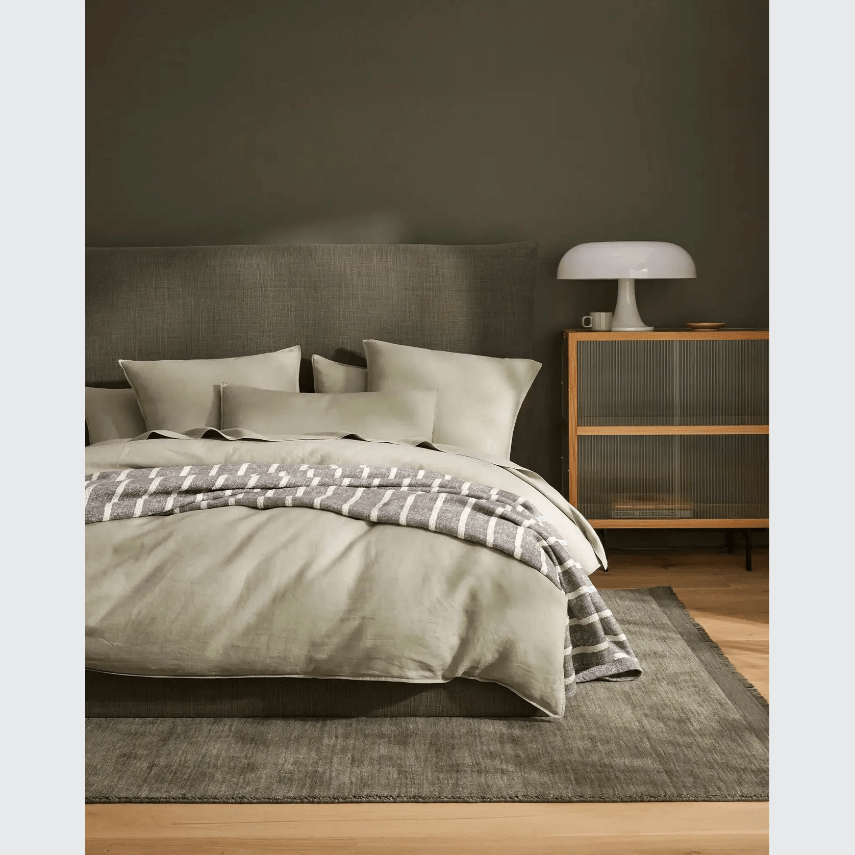 Ravello Pillowcase Pair - Sage | Standard, King, or Euro Size gallery detail image