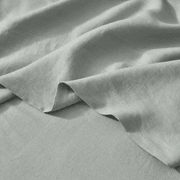Ravello Linen Flat Sheet - Sage | Weave Home Bed Linen gallery detail image