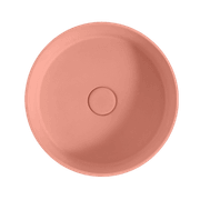 Sol' Salmon Pink Concrete Round 390mm Basin gallery detail image