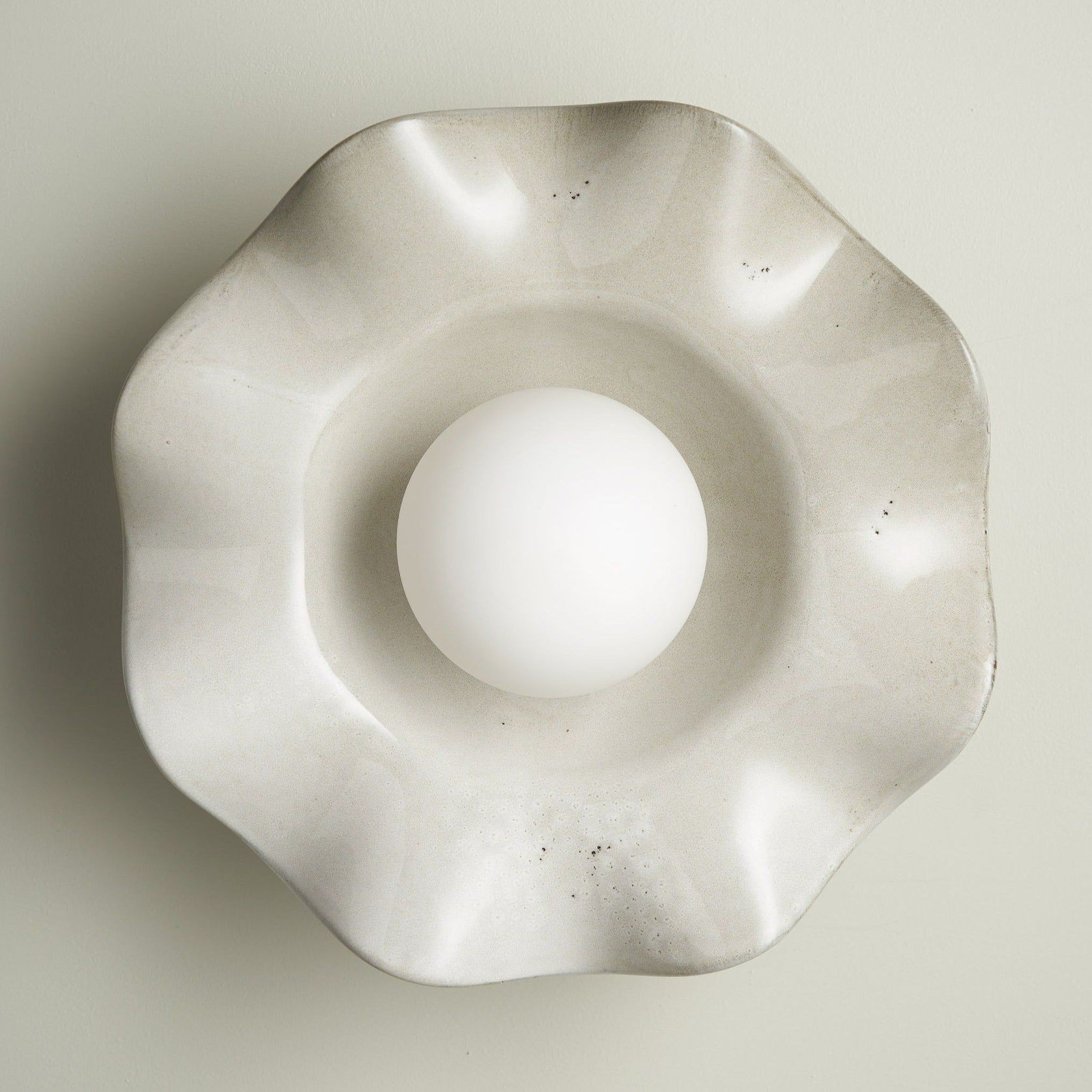 Ceramic Wall Pearl Sconce Light gallery detail image