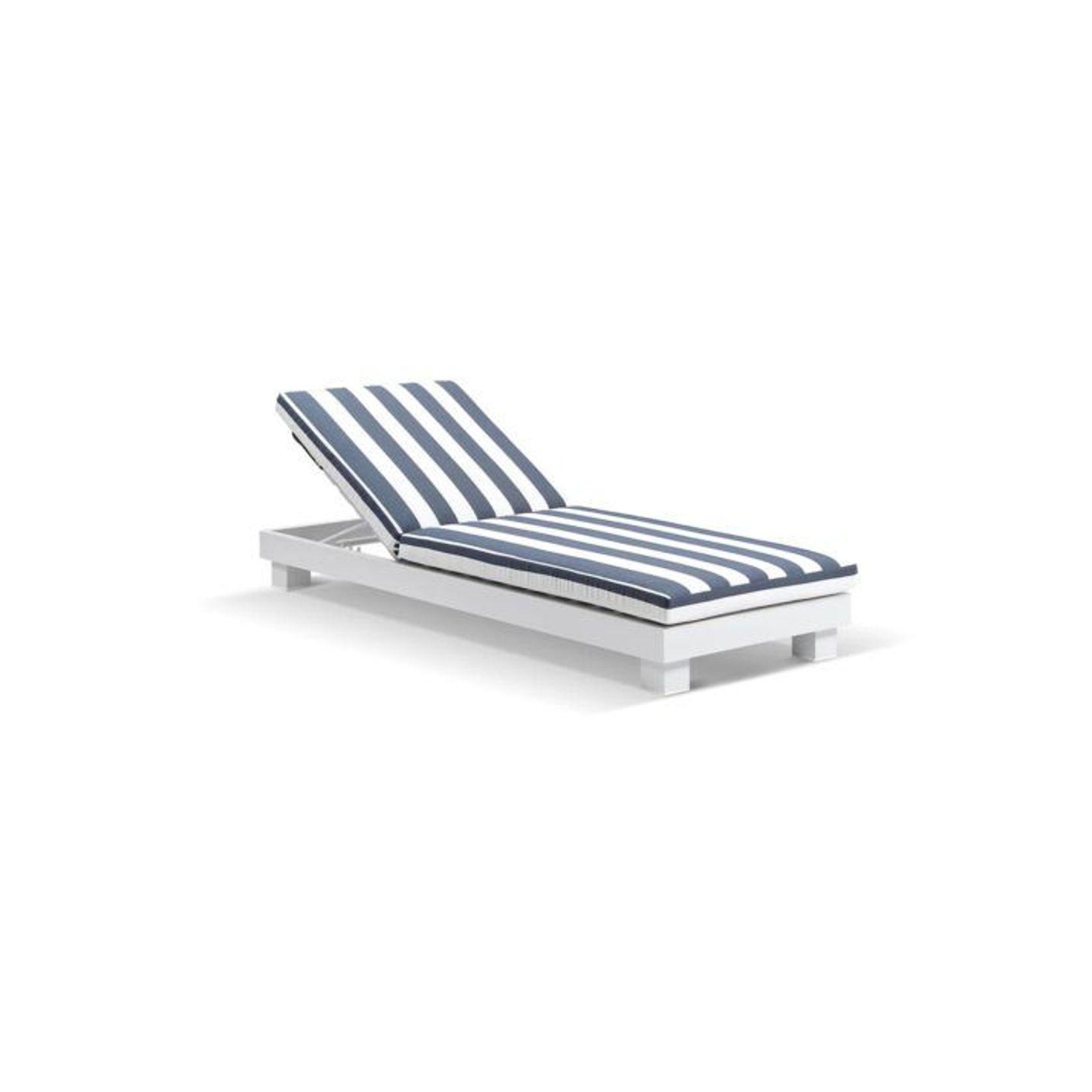Santorini Sun Lounger - White gallery detail image