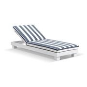 Santorini Sun Lounger - White gallery detail image