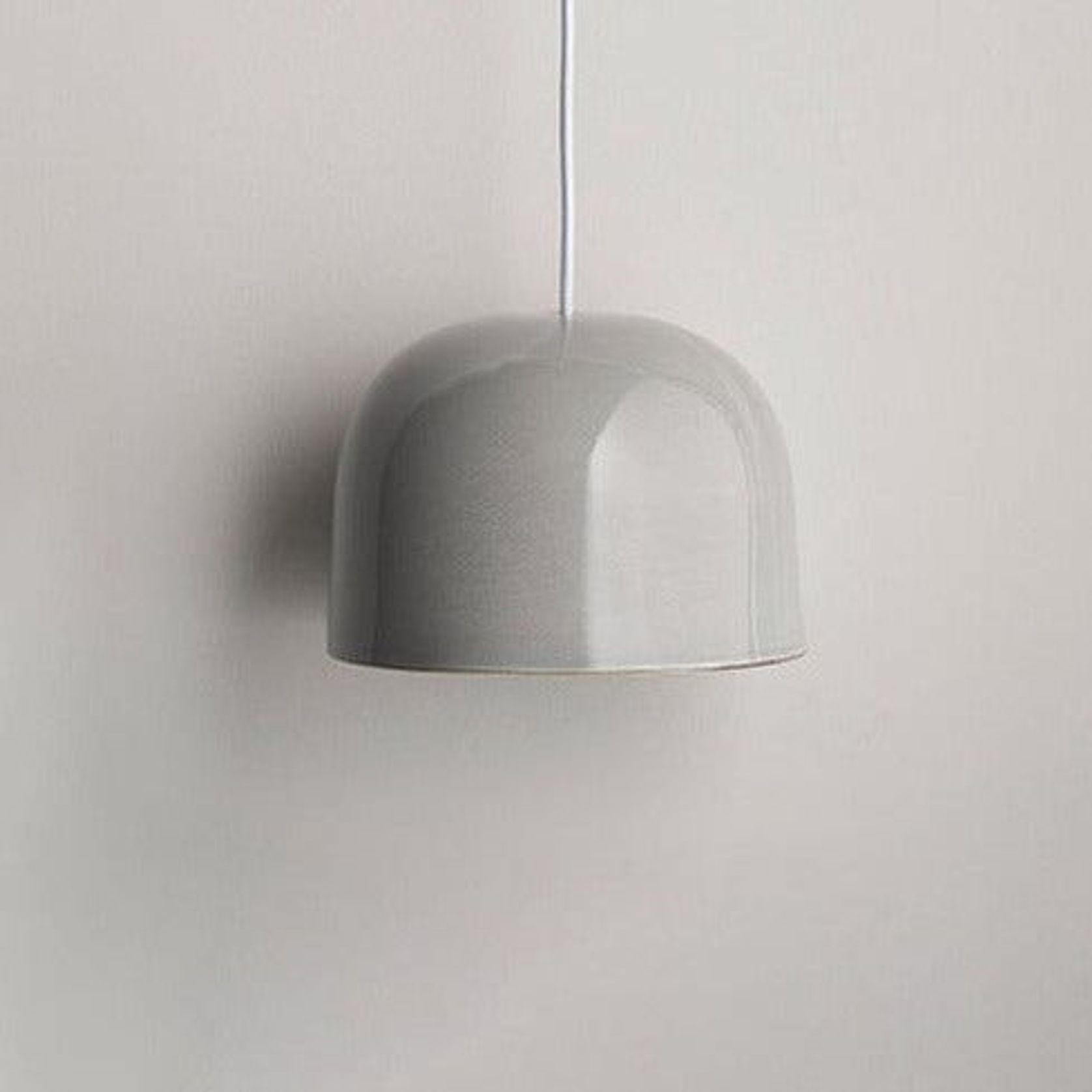 Ceramic Pendant Bell Light Small gallery detail image