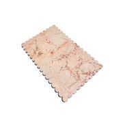 Scalloped Edge Rectangle Tray - Pearl Pink Blush Marble gallery detail image