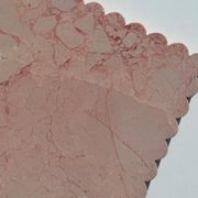 Scalloped Edge Rectangle Tray - Pearl Pink Blush Marble gallery detail image