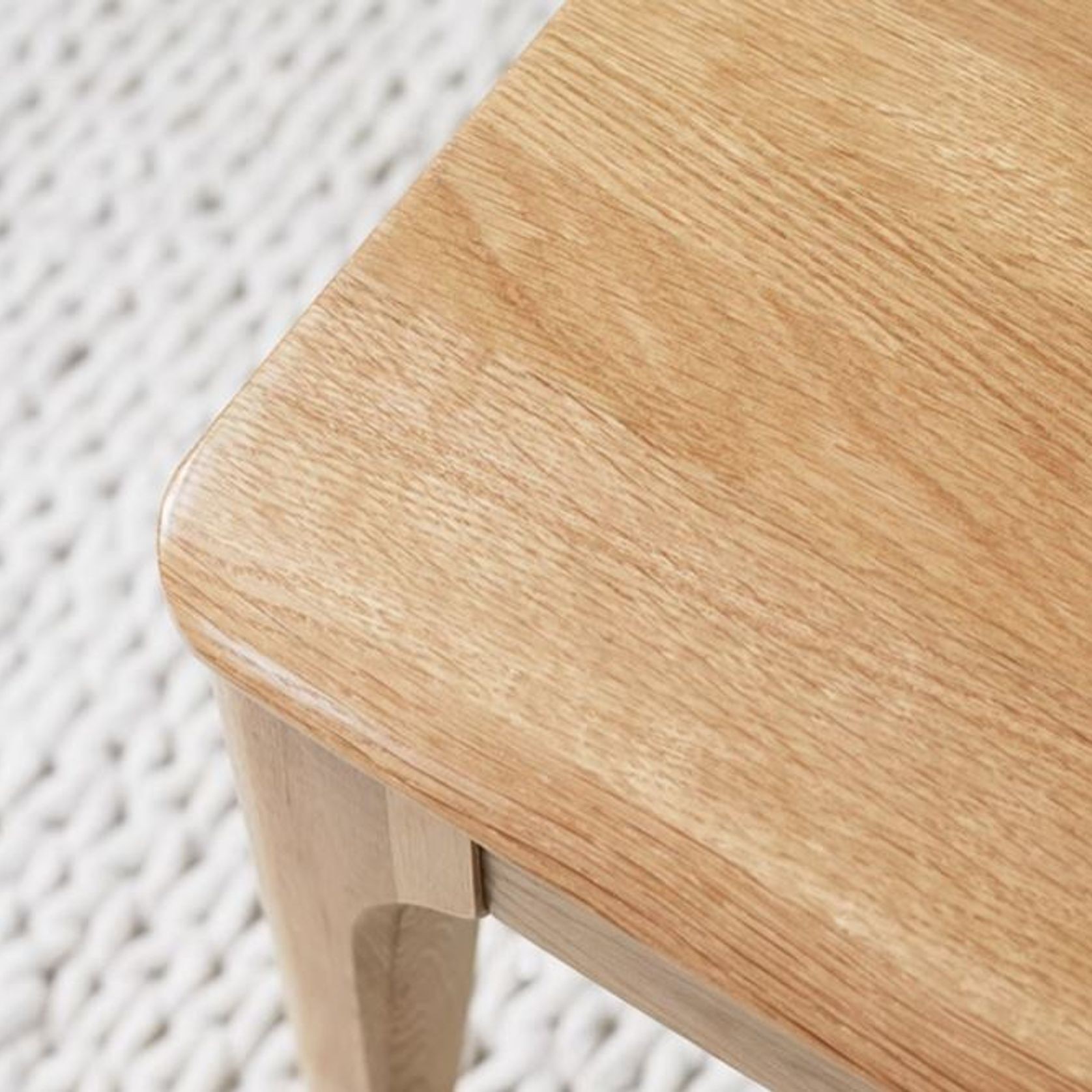 Seattle Natural Solid Oak Bench gallery detail image