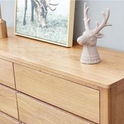 Humbie Natural Solid Oak Chest of 9 Drawers gallery detail image